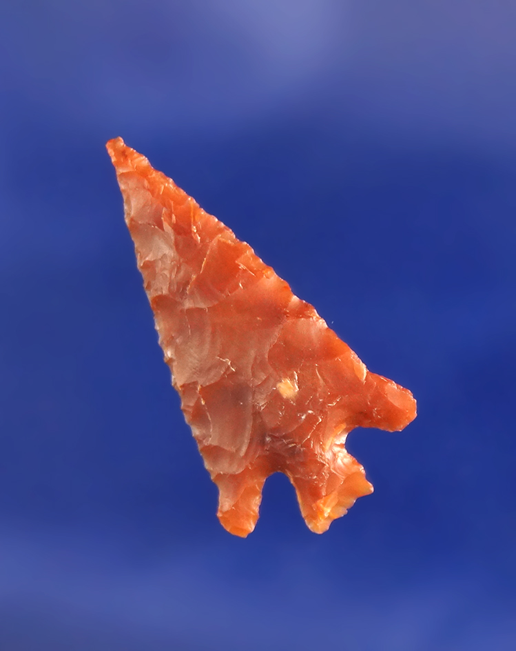 1 1/16" Columbia Plateau made from attractive red semi translucent material-Columbia River, WA.