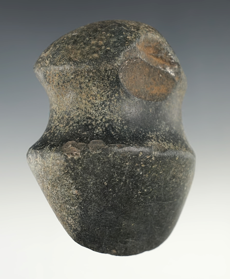 Well polished 2 7/8" long Full Grooved New Mexico Axe.