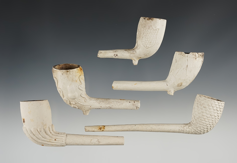 Set of 5 old Tavern Pipes.