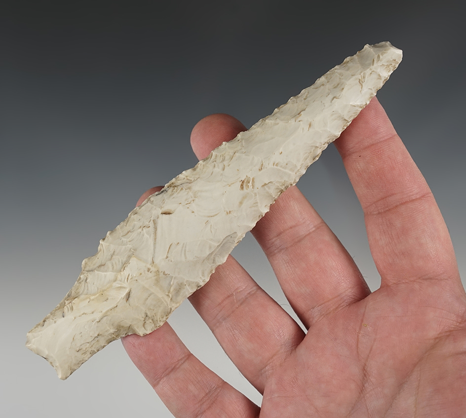 Large 6" Knife with a recently damaged tip, found in New Mexico.