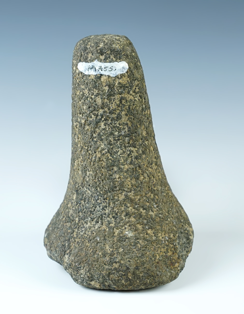 Well styled 6" Bell Pestle that is nicely made from Granite. Found in Massachusetts.