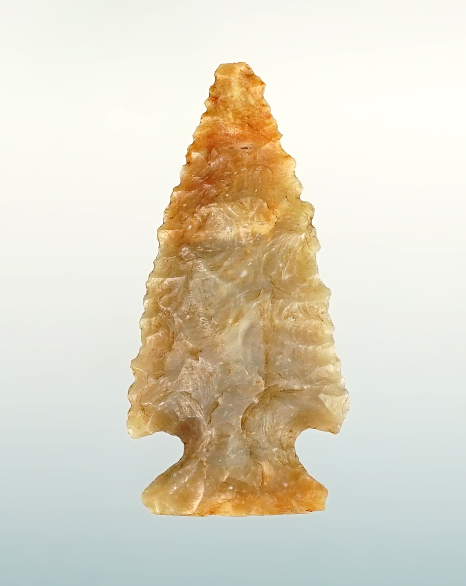 Excellent serrations on this 1 7/16" Colorado point that is nicely patinated.