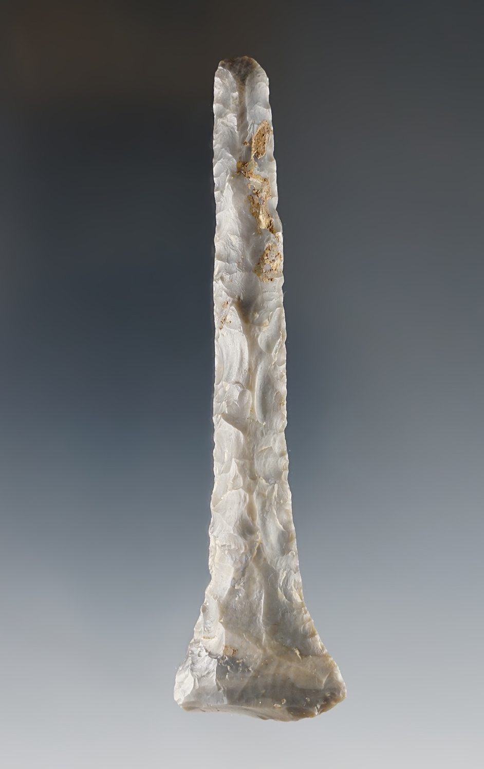 3 11/16" Tennessee Drill made from high grade Flint.