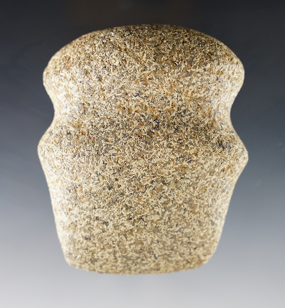 Finely made 3 3/16" long Full Groove Axe made from attractive Hardstone. Gallatin Co., Illinois.