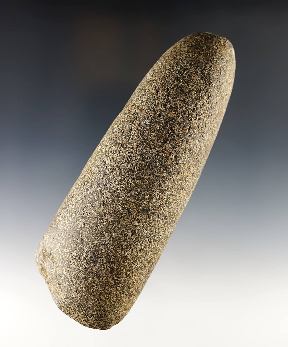 6" long Hardstone Gouge found in New Bremen, Mercer Co., Ohio. 