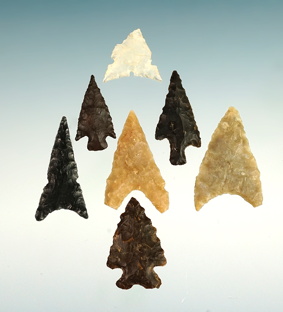 Set of 7 nice Points found in Colorado. The largest is 1".