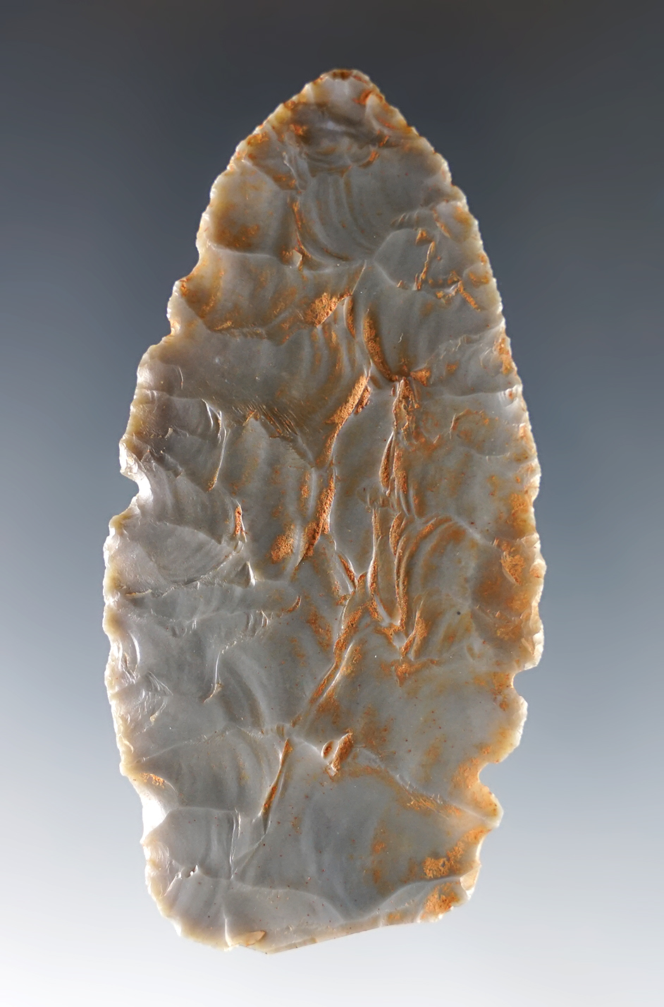 Well patinated 2 7/8" Tang Knife found in Colorado.