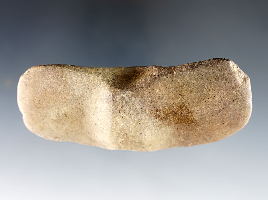 4 3/16" wide Wing Bannerstone Preform. Fully finished except for the drilling. Pennsylvania.