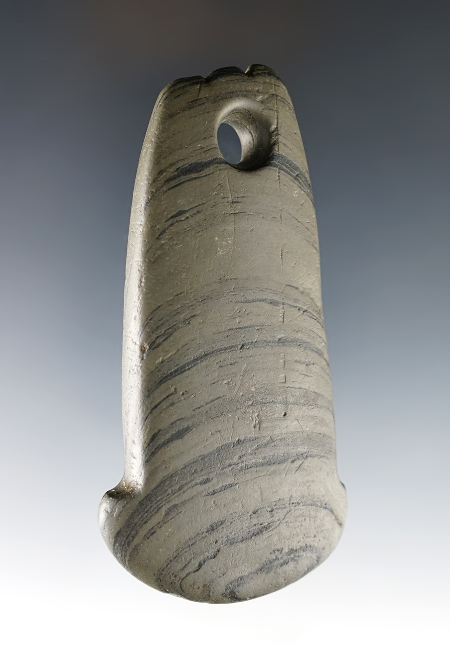 Well made 4 5/16" Anchor Pendant with a fringed top. Found in Clermont Co., Ohio. 