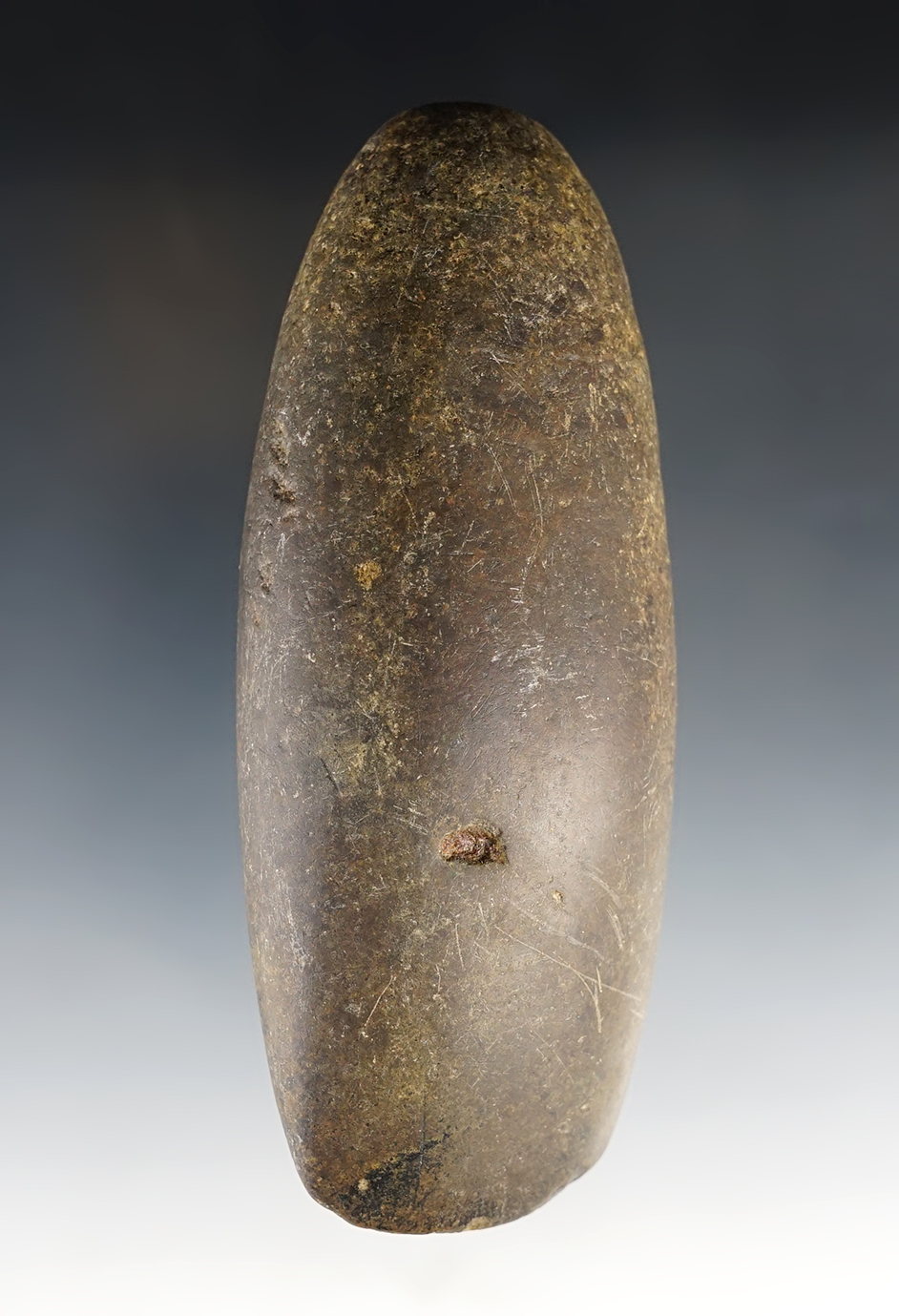 Well polished 5 3/8" Hardstone Celt found in Ohio.