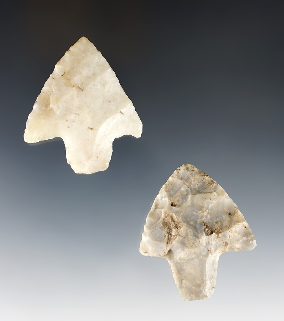 Pair of Florida points in excellent condition. The largest is 1 15/16".