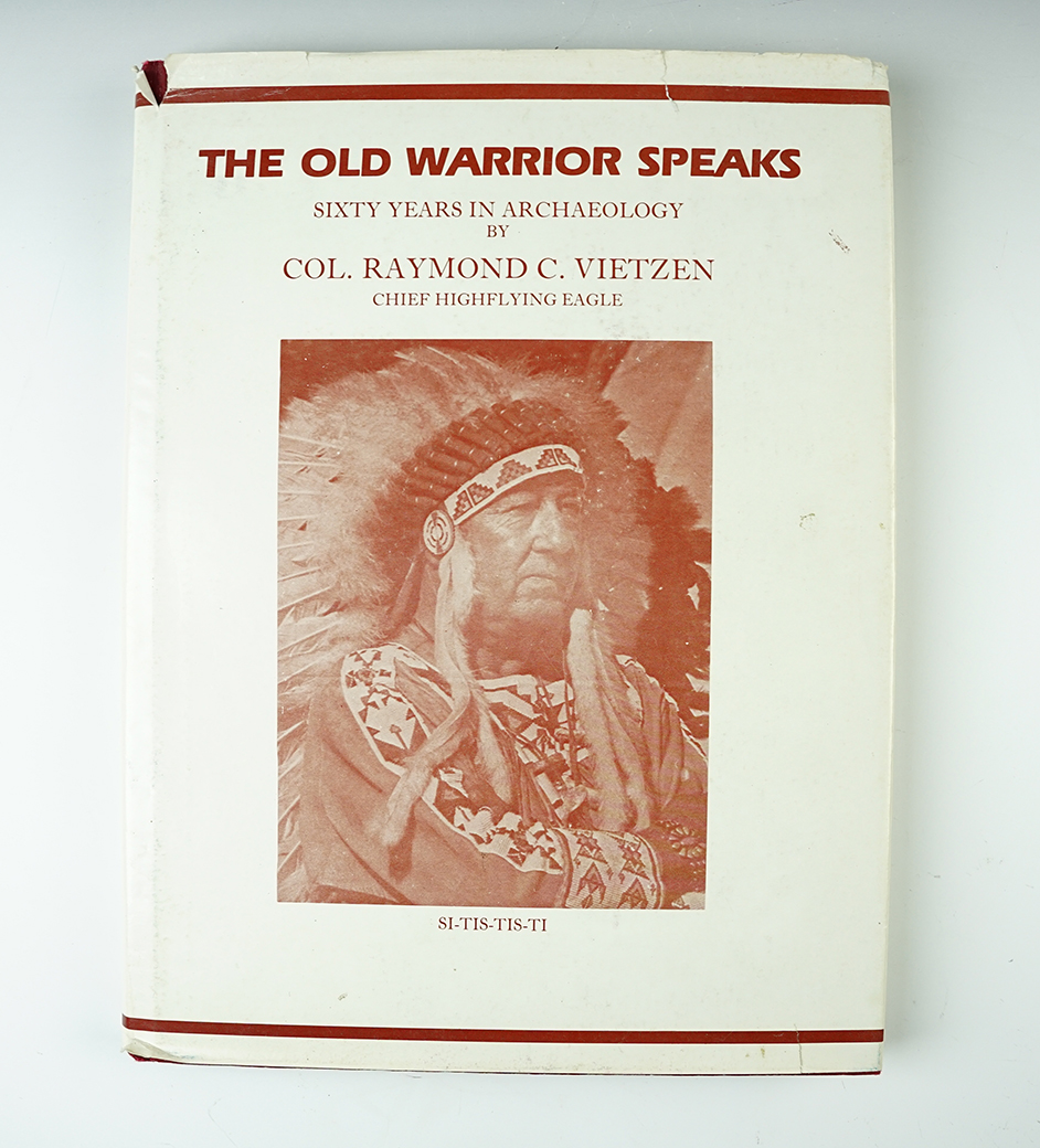 Hardcover Book: "The Old Warrior Speaks" by Raymond Vietzen, 1981. In very good condition.