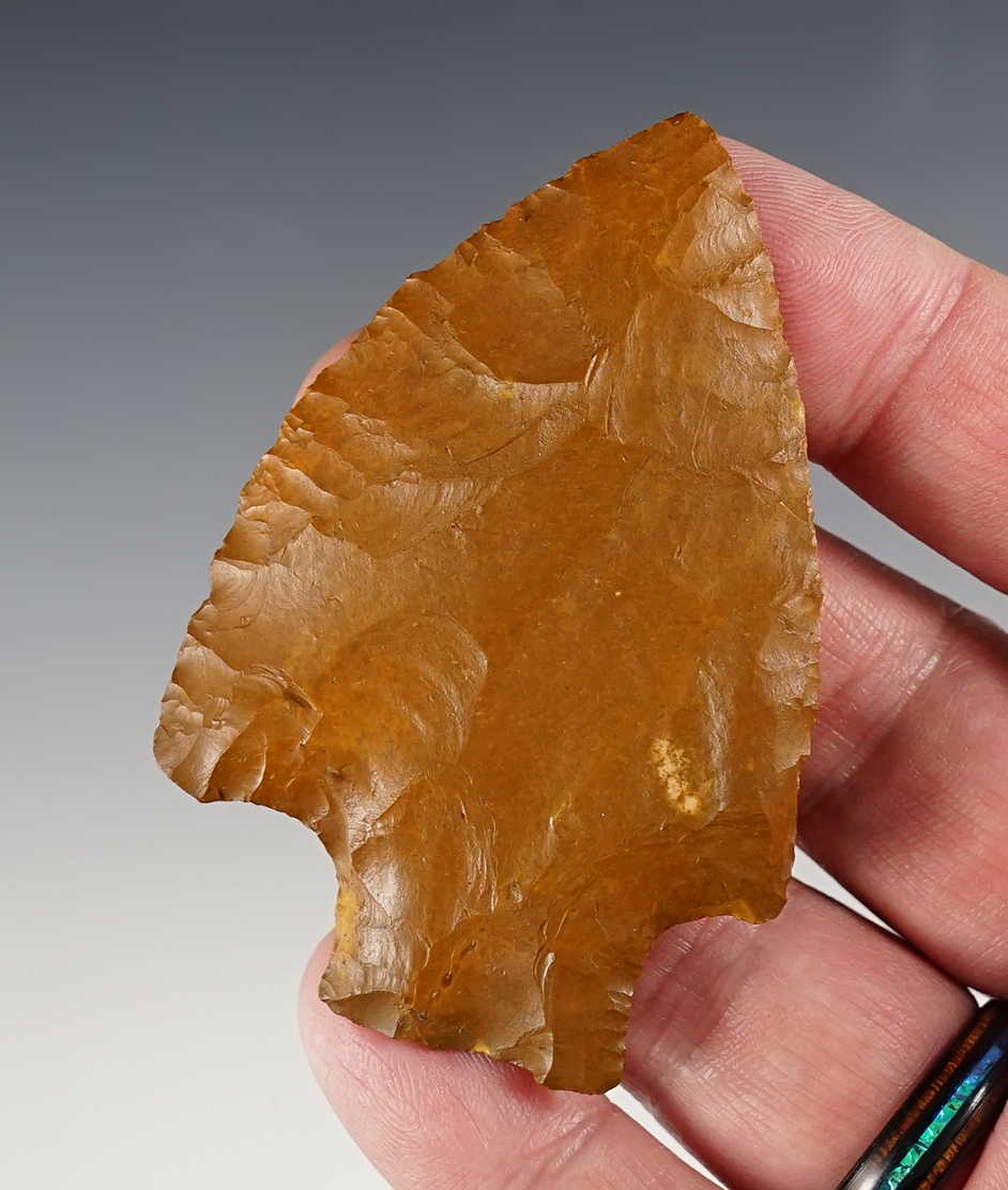 Well patinated 2 13/16" Kirk found around the Flint River Basin in SW Georgia. COA.