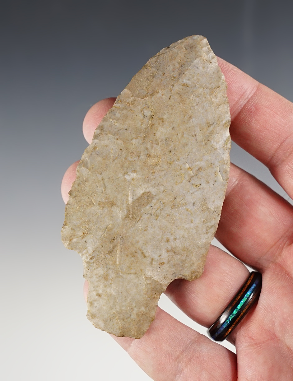 Nicely made 3 11/16" Adena point found in Kentucky.