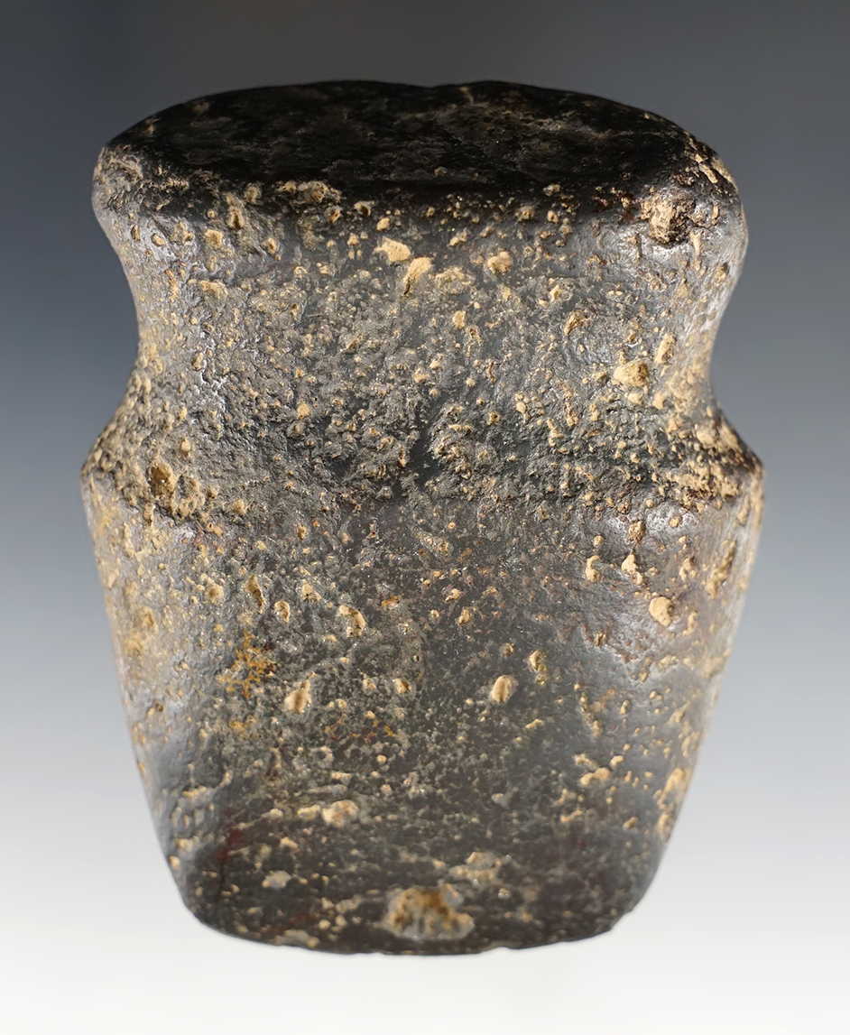 Fine 3 3/4" Hematite Axe with a nice bit. Found in Missouri.