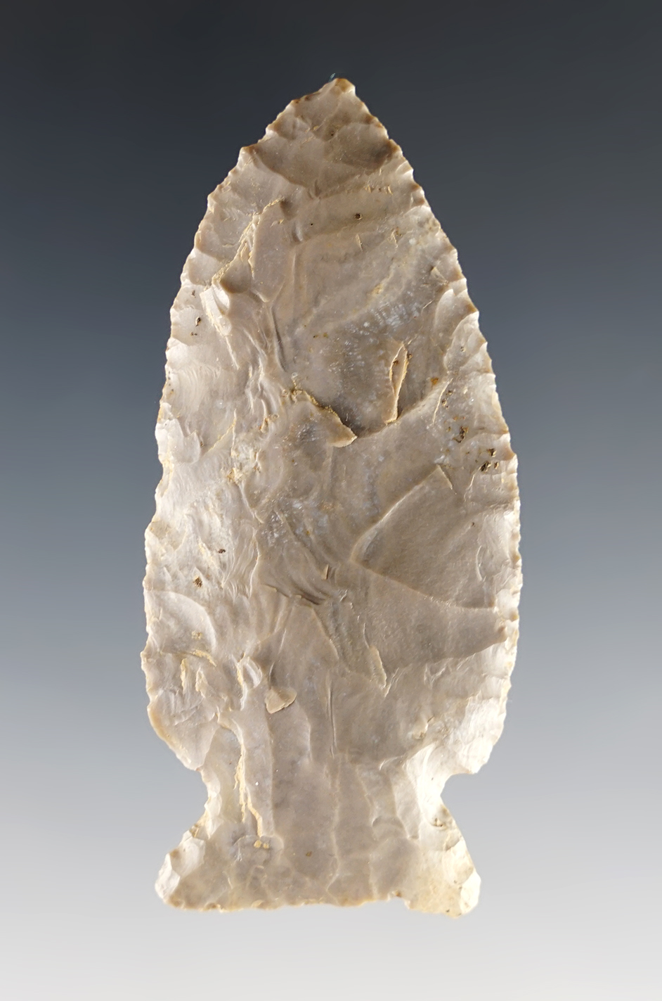 2 5/8" Greenbrier made from hornstone found in Kentucky.