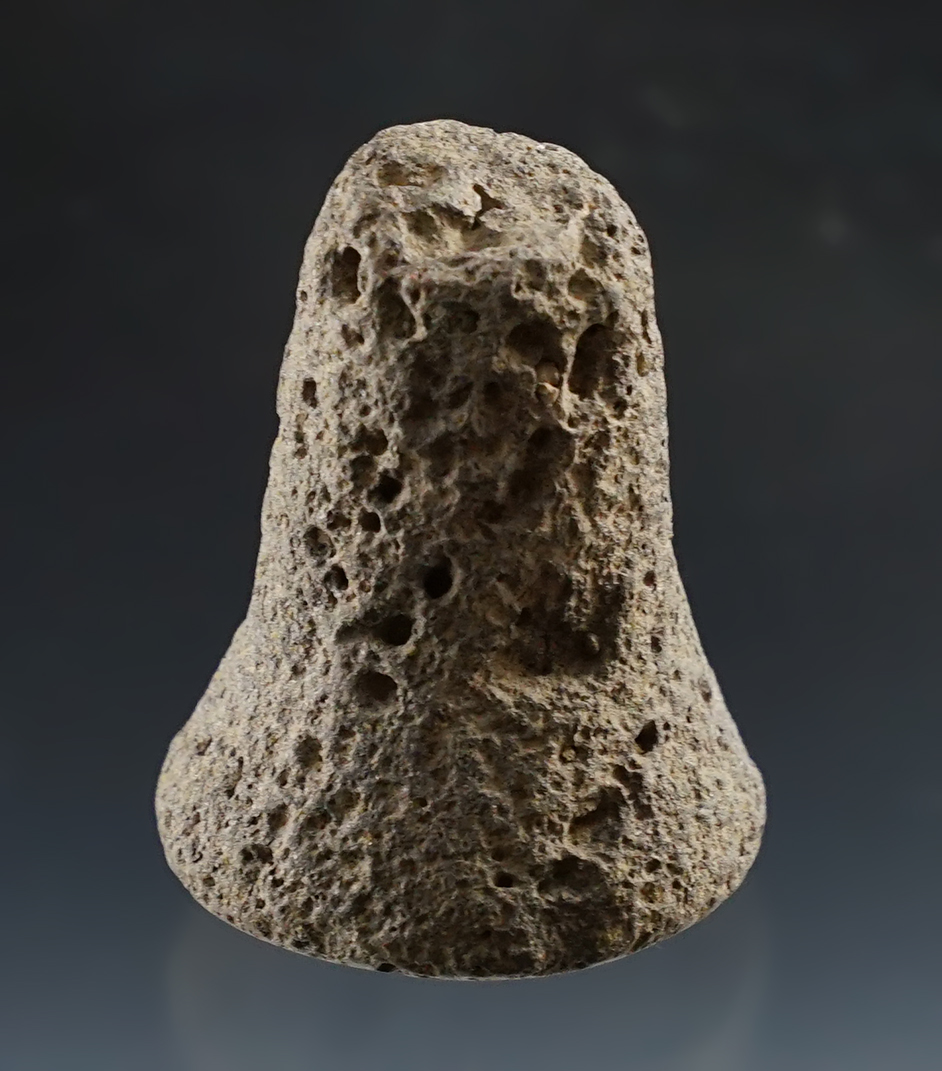 2 1/8" Miniature medicine pestle made from lava rock. Southwestern U.S.