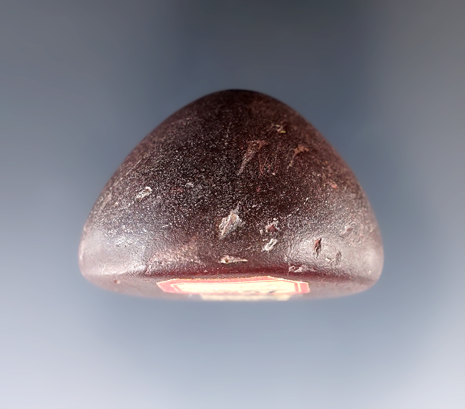 1 5/8" Cone made from Hematite. Found in Ross Co., Ohio.