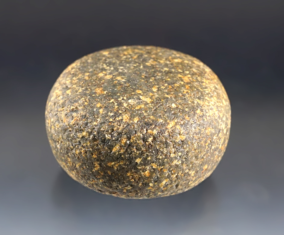 2 9/16" biscuit Discoidal in excellent condition found in Pike County Illinois. Ex. Steve Healy.