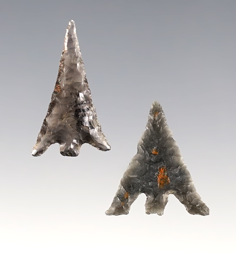 1 1 /16" Columbia Plateau and a 15/16" Eastgate found near the Columbia River. 