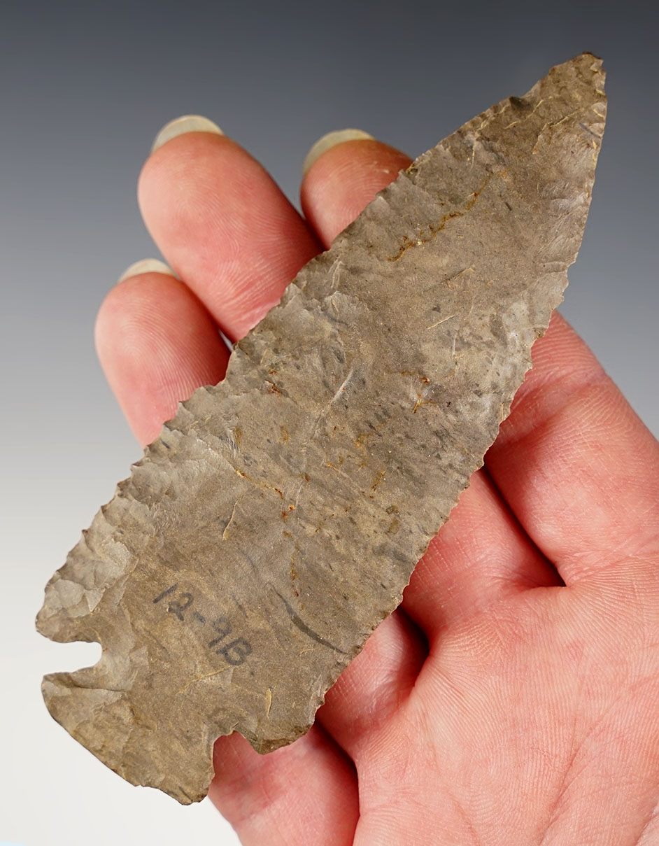 4 1/4" Dover Flint Dovetail found in southern Kentucky. 