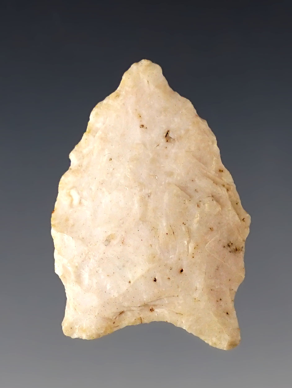 1 1/2" San Patrice made from Edwards Flint. Found in Arkansas. 