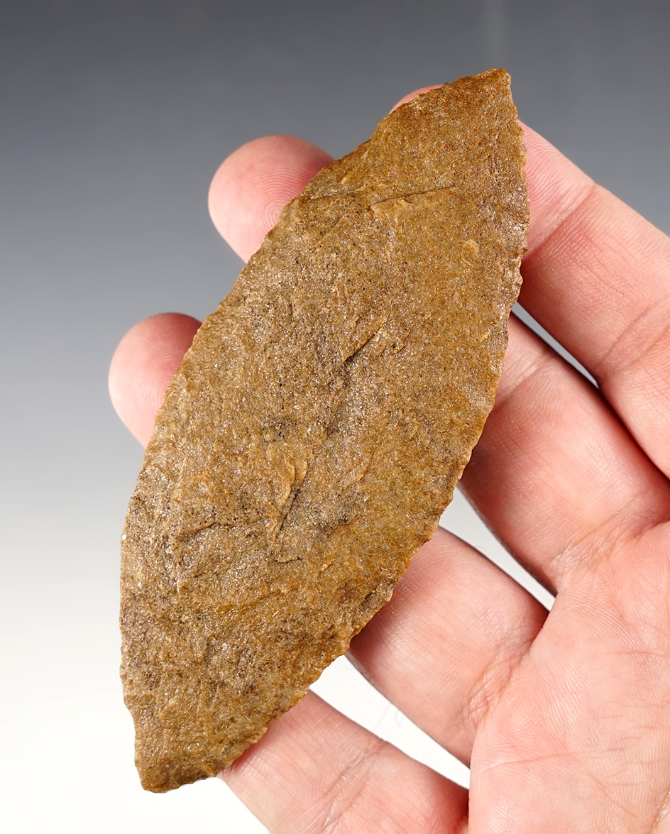 Nice 4 5/16" Quartz Bi-Pointed Knife found in Grand Junction, Colorado.