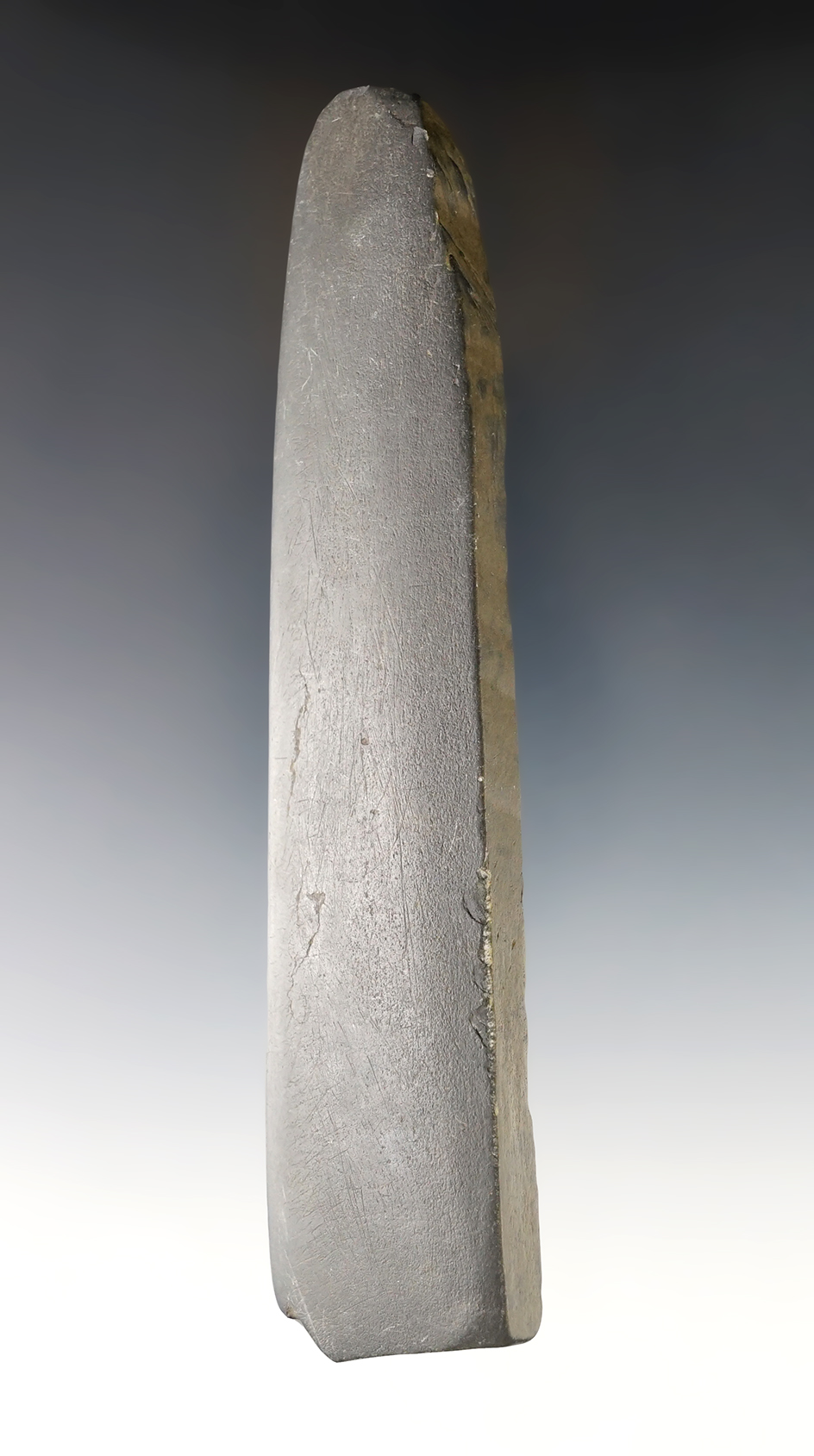 6" Inuit Slate Knife found in Alaska. Comes with a Stermer COA.
