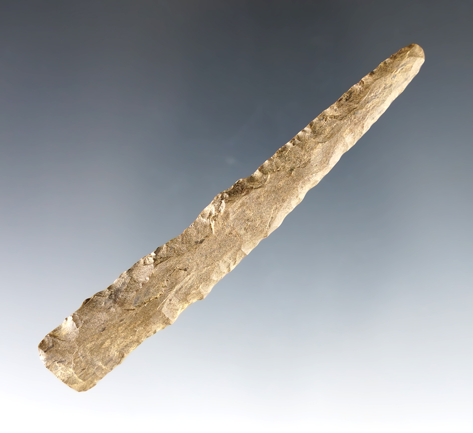 Well made 3 9/16" Pencil Drill found in Milan, Sullivan Co., Missouri. Ex. Steve McCabe collection.