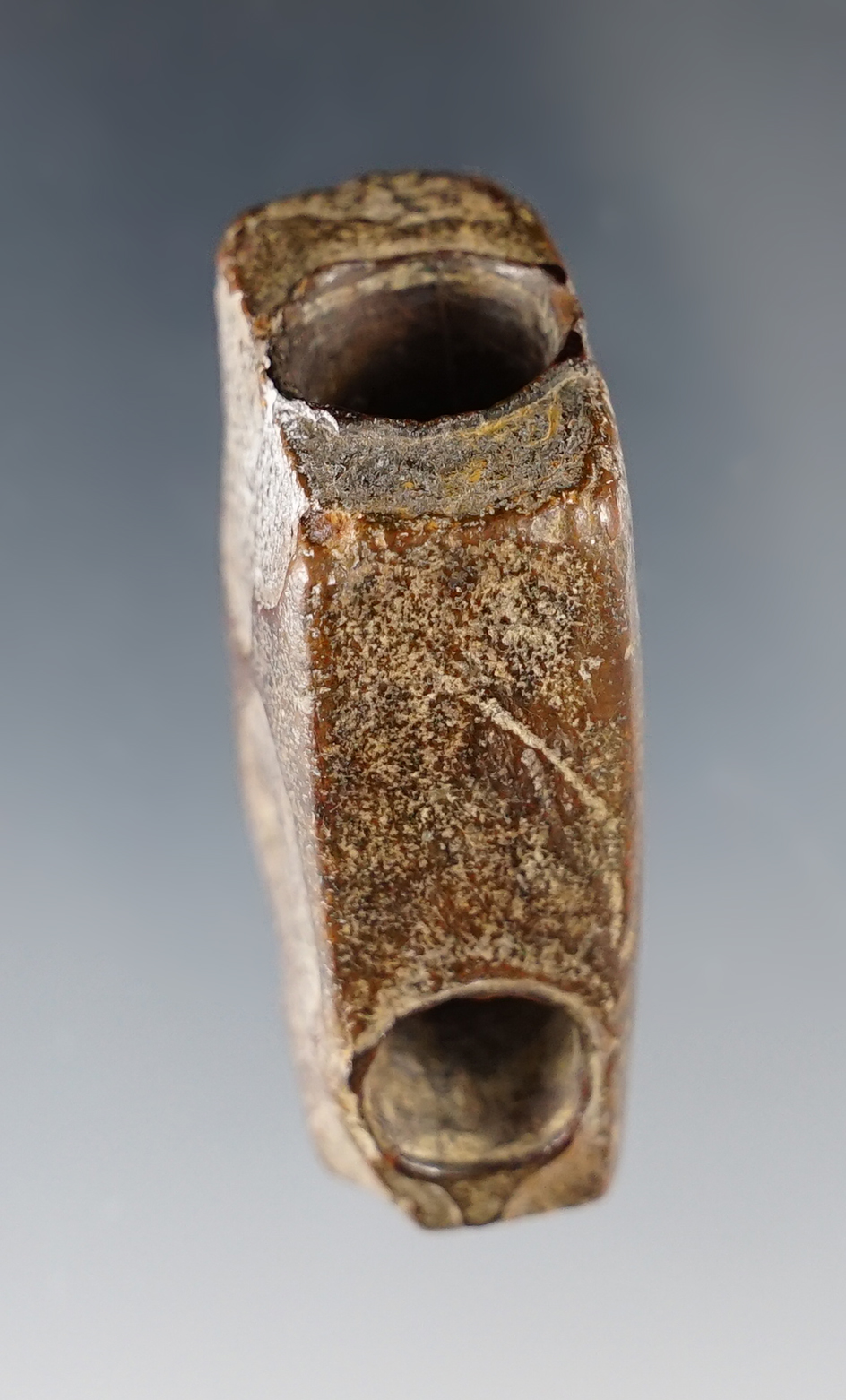 Excellent patina on this 1 7/8" nicely styled Pipe crafted from Limonite found in Kentucky.