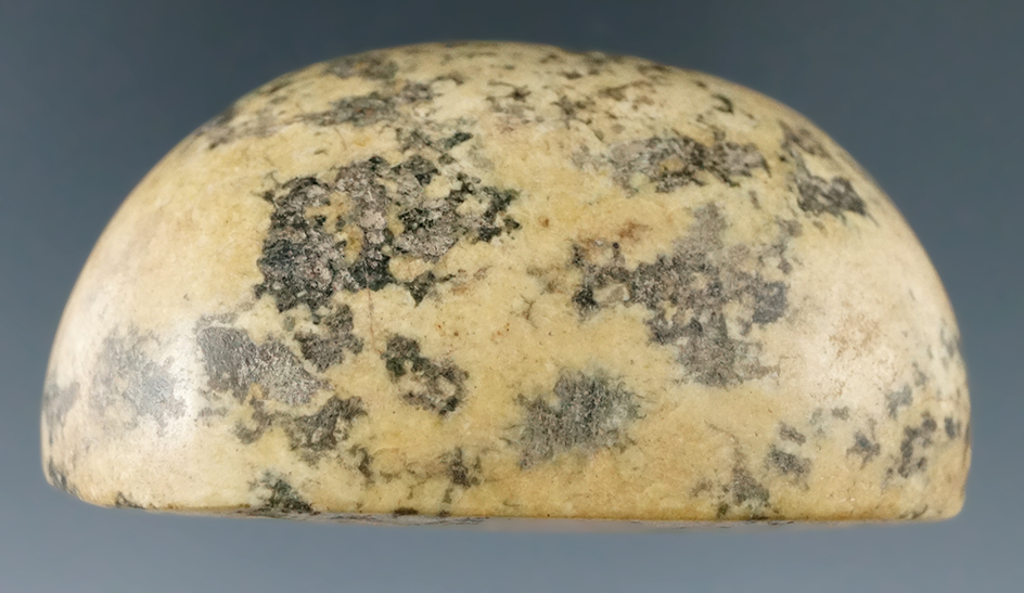 2 3/16" Woodland Cone made from Granite. Ex. Dave Kuhn, John Parker Collections.