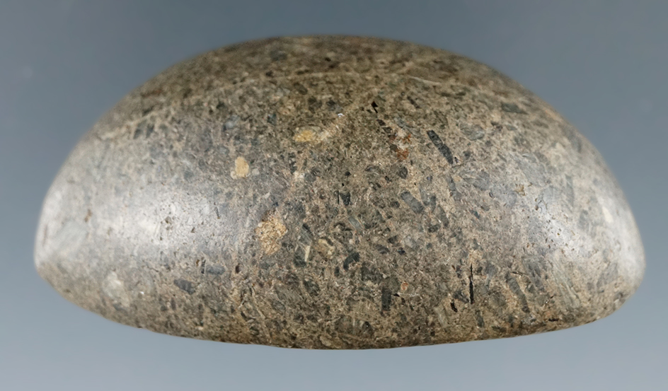 2 5/16" Early Woodland Loafstone found in Pickaway Co., Ohio. Pictured in Who’s Who #10, page 64.