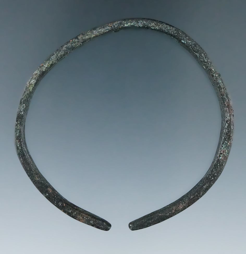 2 3/8" Hopewell Copper Bracelet found in Ross Co., Ohio.