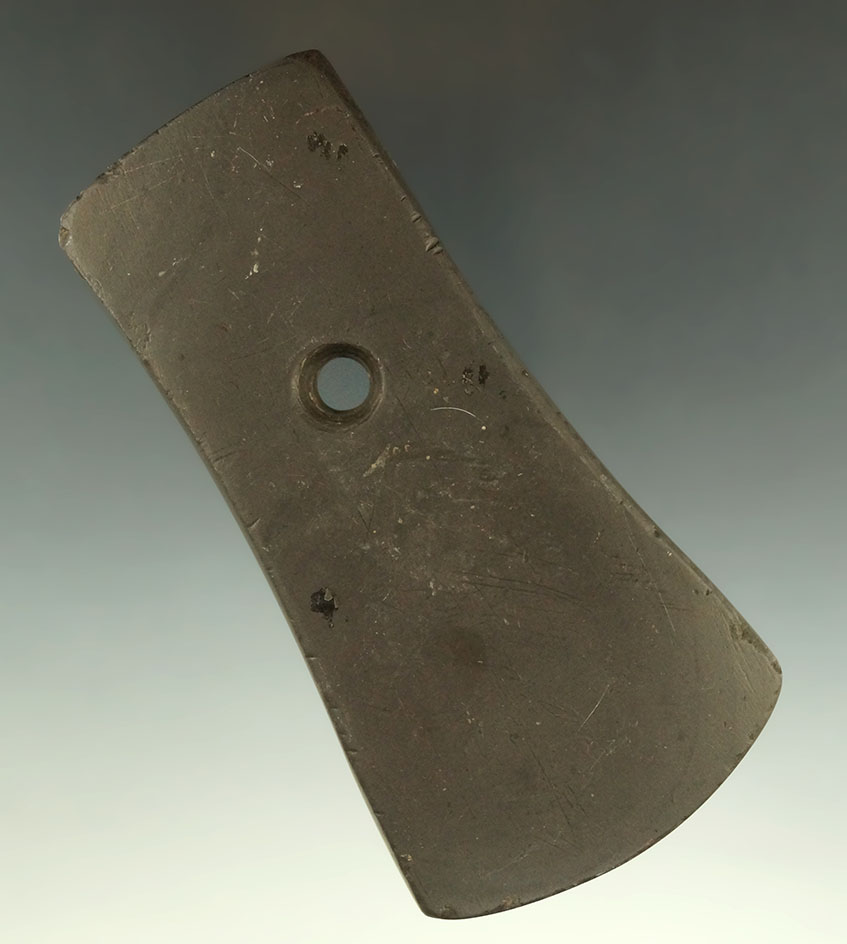 4 5/8" Adena Keyhole Pendant found near Polk, Jackson Twp., Ashland Co., Ohio.