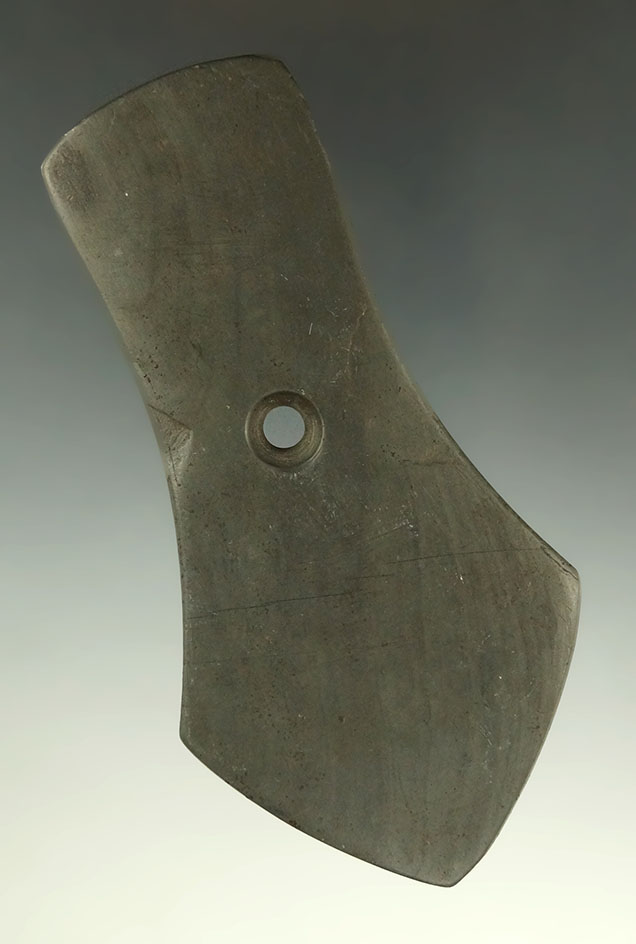 4 5/8" Hopewell Pentagonal Pendant- Clinton Co., Ohio. Ex. Walter Kelly, Dave Collins, Greg Shipley.