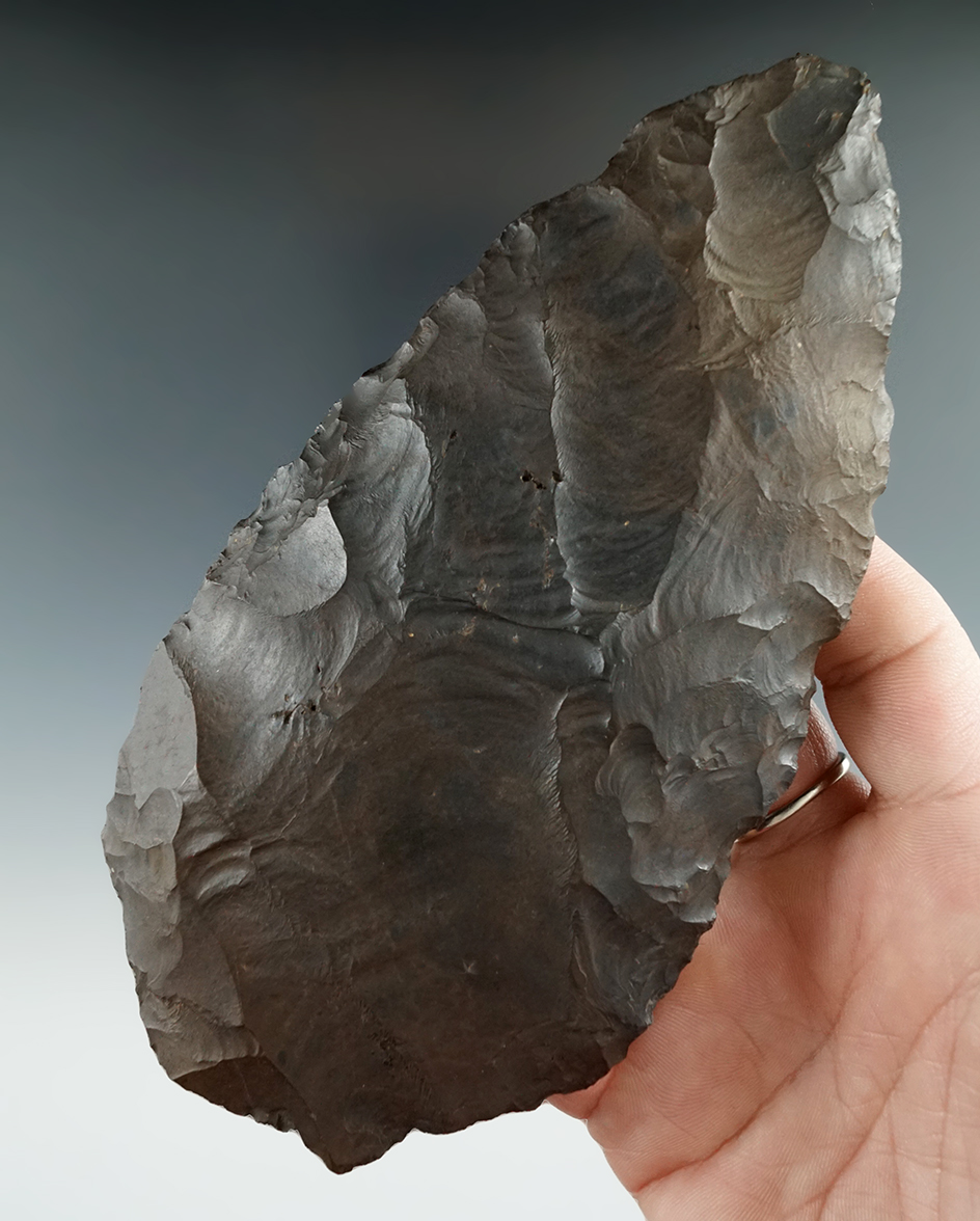 Large 5 15/16" Blade found in Chenango Co., New York from the Burr collection.