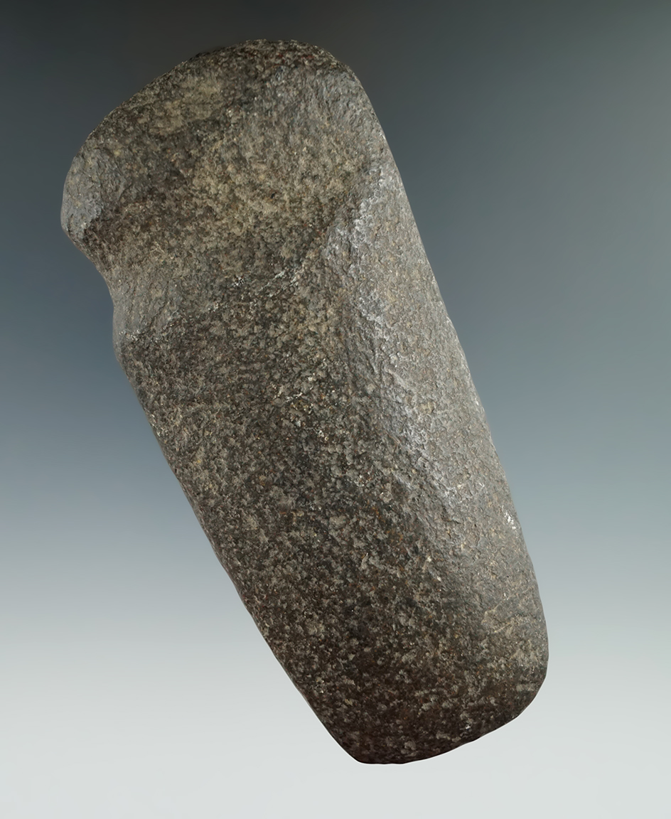 5" long 3/4 Slant Grooved Axe found in New York.