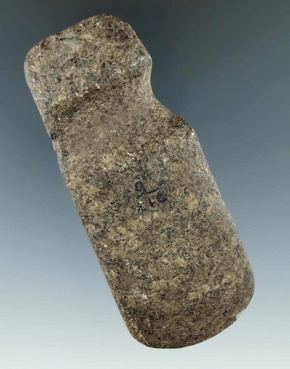 3 5/8" Miniature 3/4 Grooved Axe with nice flutes on top and bottom, found in Pennsylvania.
