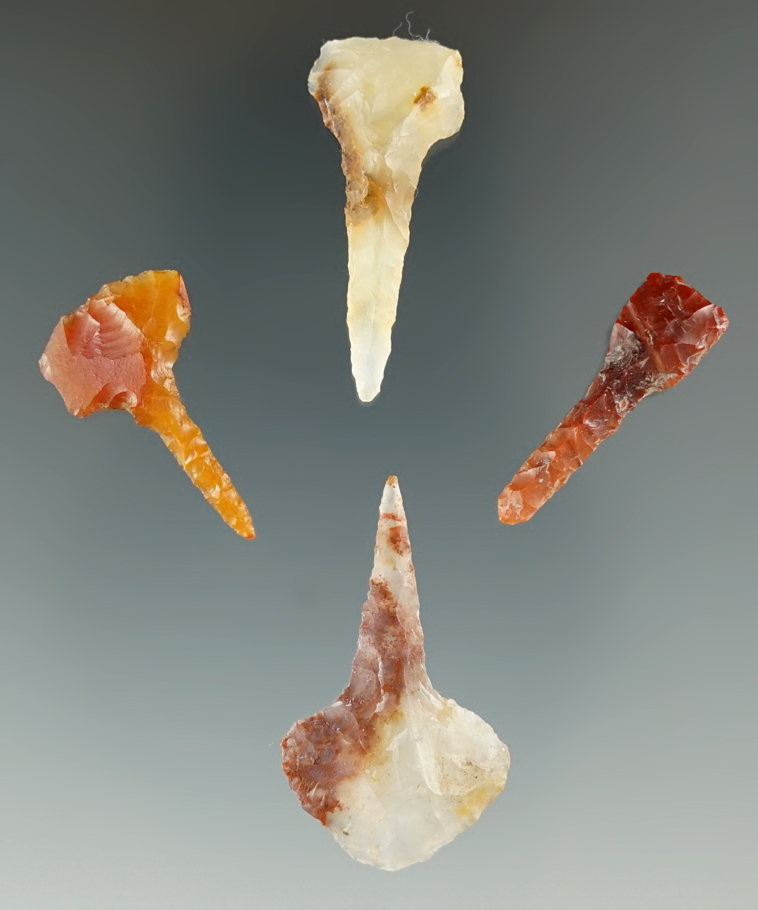 Set of 4 Columbia River Drills. Longest is 1 1/4".