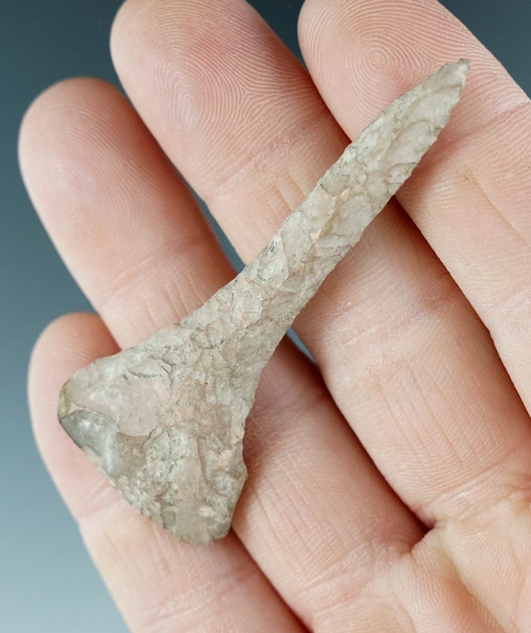 2 1/2" Paddle Drill made from cream Jasper. Found near the Columbia River, Oregon.