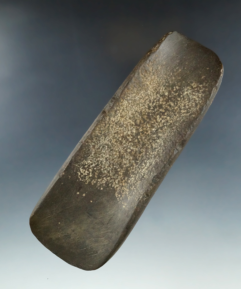 Exceptionally rare 6 3/8" Double Bit Gouge found in Montgomery Co., Ohio. Ex. Jacob Royer.