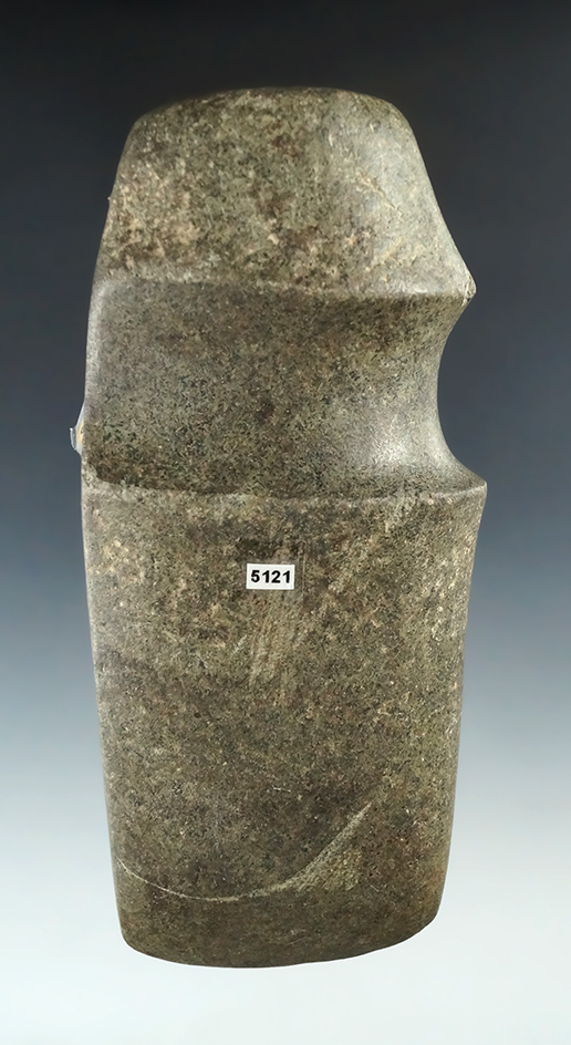 5 5/8" Long heavily polished 3/4 Grove Hardstone Axe found in Union City Indiana. Pictured!