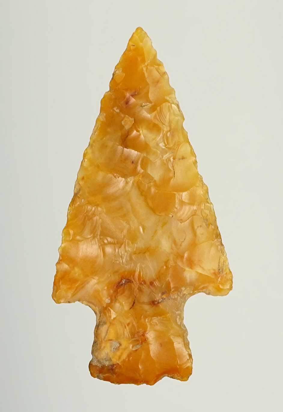 Excellent flaking - 1 9/16" Merrybell Dart. Recovered near the Columbia River in the 1960's.