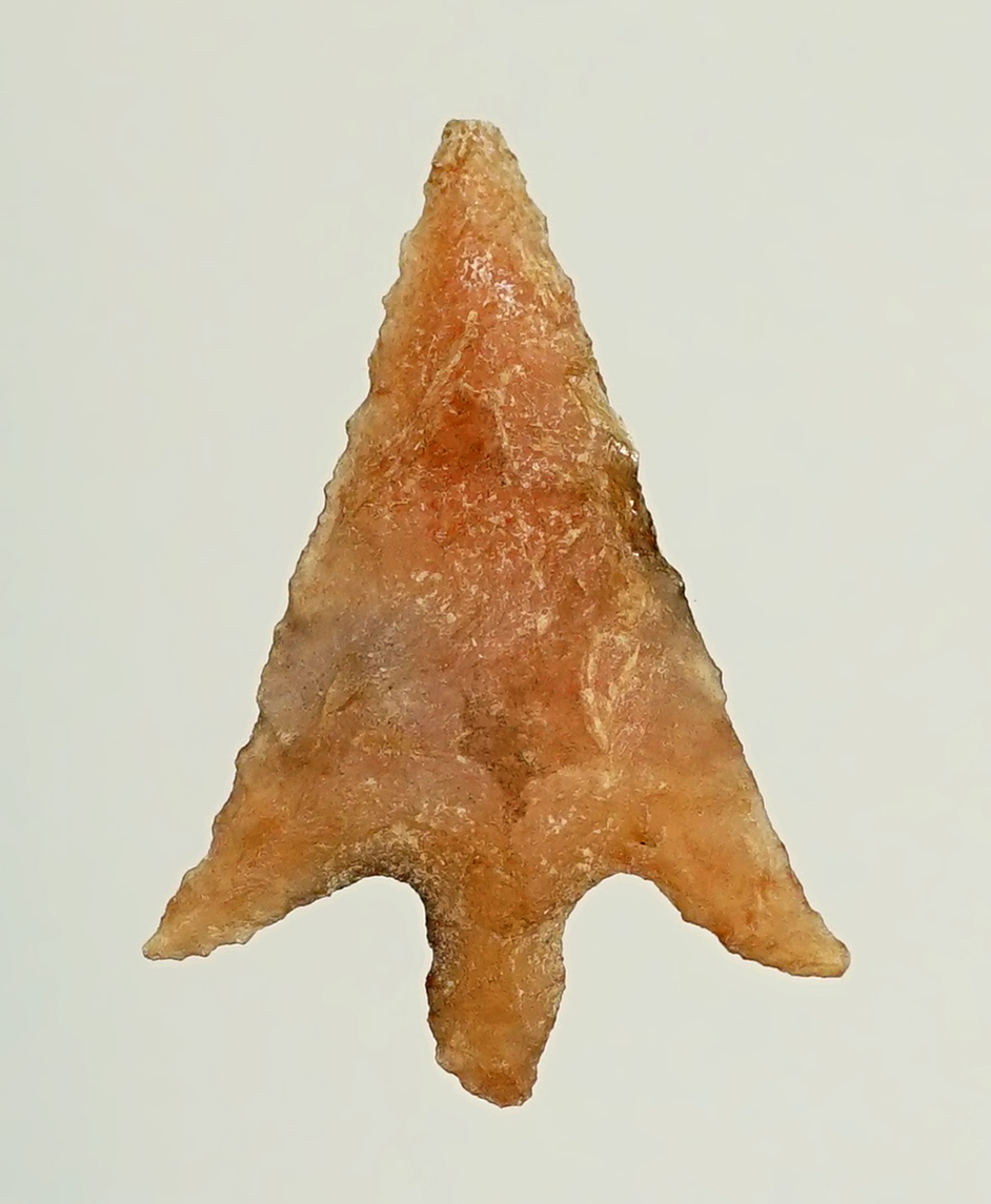 7/8" Delicately made Columbia Plateau recovered near the Columbia River in the 1960's.