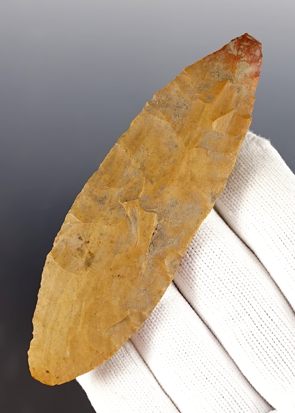 Well patinated 3 7/8" Bi-Pointed Knife found in Humphreys Co., Tennessee.