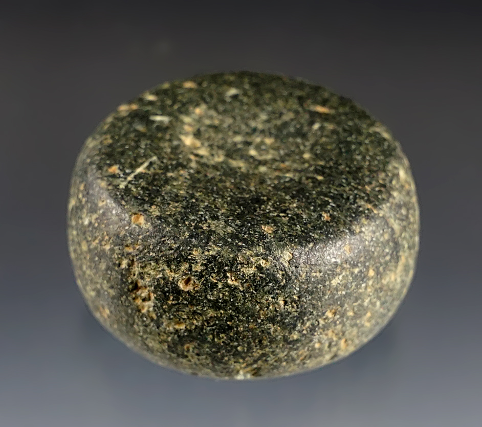 1 9/16" Discoidal - Scott Co., Missouri. Lightly cupped on both faces. Ex. Bill Feulk, Terry Allen.