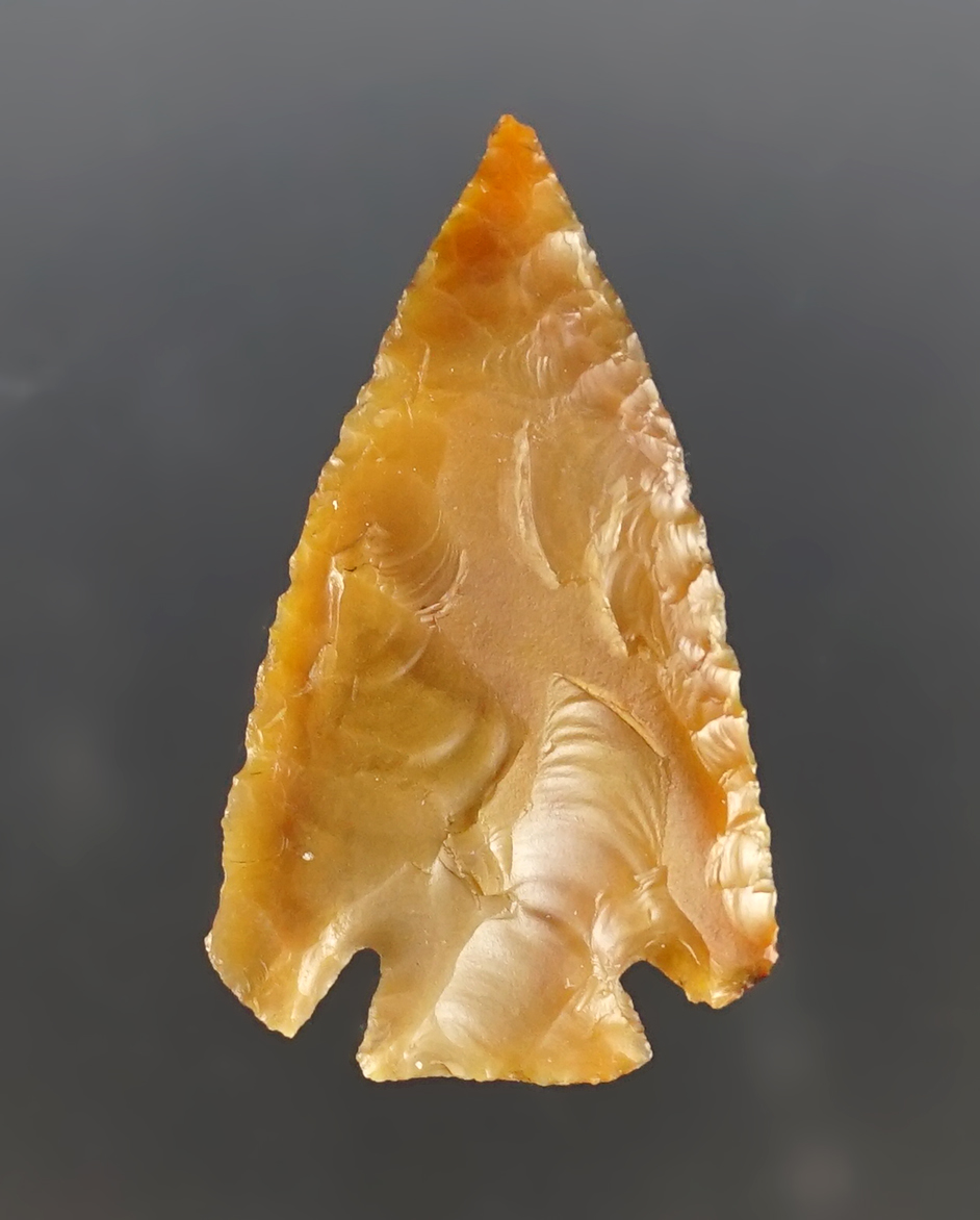 Translucent and colorful 1 9/16" Quilomene Bar found in Quinton, Oregon on Oct. 3rd, 1966.