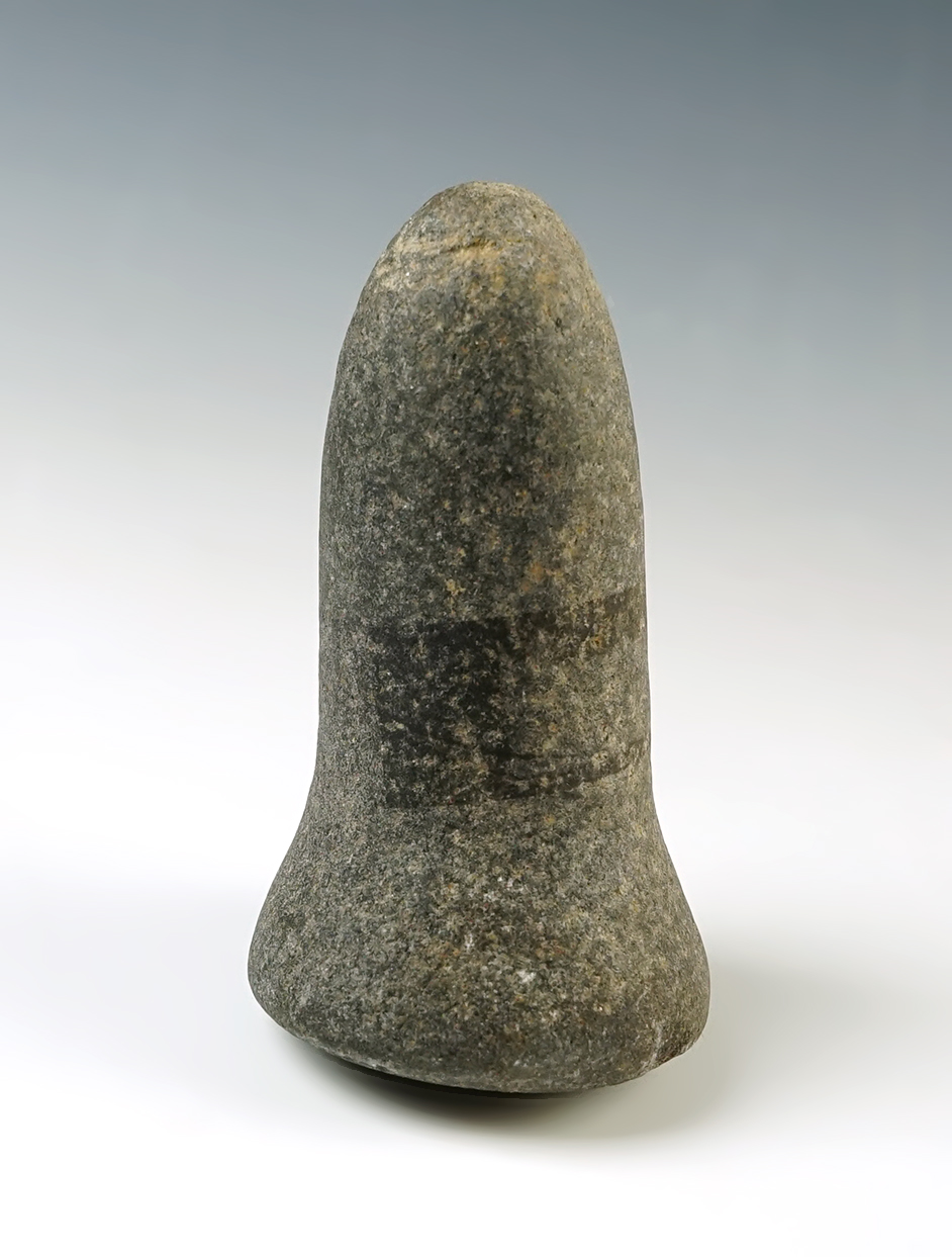 3 3/4" Bell Pestle found in Wood Co., Ohio. Small but nicely made.