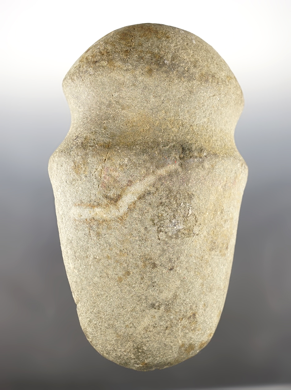 Nicely made 6 7/8" long Full Groove Axe found in Richland Co., Ohio.