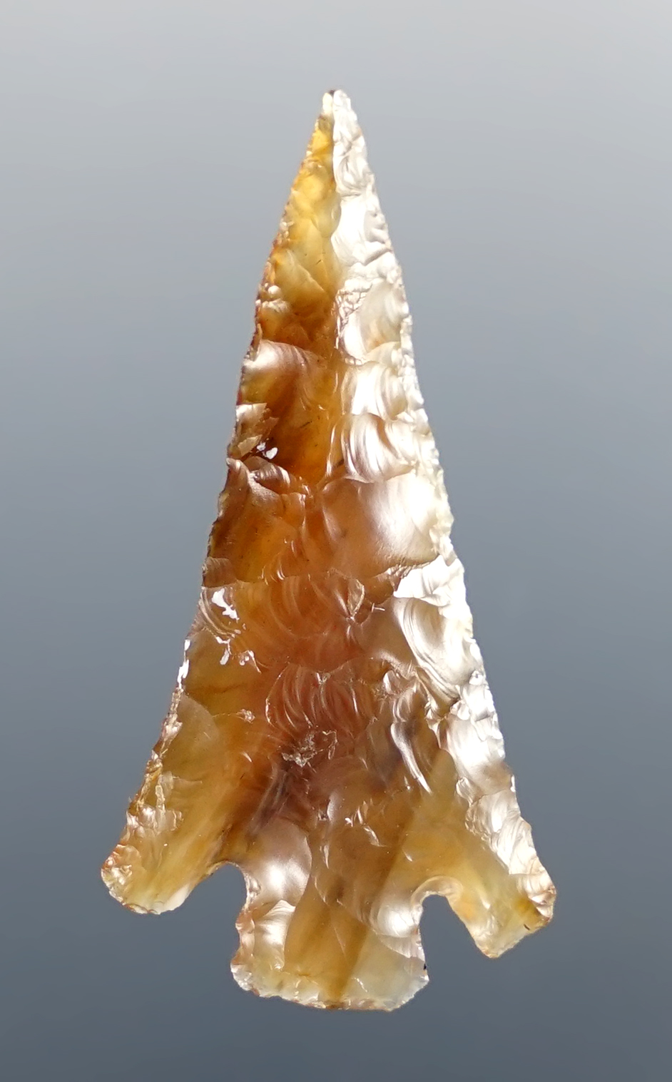 1 9/16" Eastgate made from highly translucent Agatized Wood. Mid-Columbia River in the 1960s. 